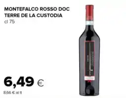 Oasi Montefalco rosso doc TERRE DE LA CUSTODIA offerta