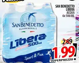 Il Genio Supermercato San benedetto libera acqua offerta