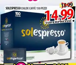 Il Genio Supermercato Solespresso cialde caffe 150 pezzi offerta