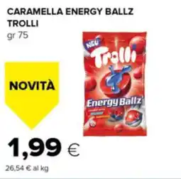 Oasi Caramella energy ballz TROLLI offerta