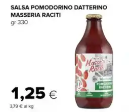 Oasi Salsa pomodorino datterino MASSERIA RACITI offerta