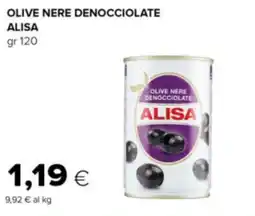Olive nere denocciolate ALISA