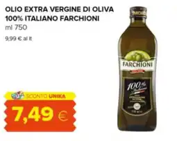 Oasi Olio extra vergine di oliva 100% italiano FARCHIONI offerta