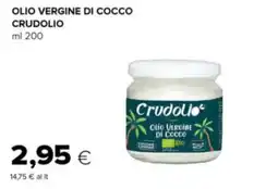 Oasi Olio vergine di cocco CRUDOLIO offerta