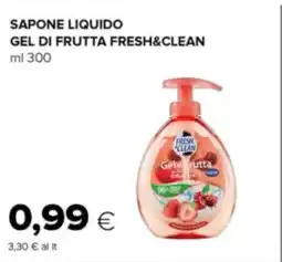 Oasi Sapone liquido gel di frutta FRESH&CLEAN offerta