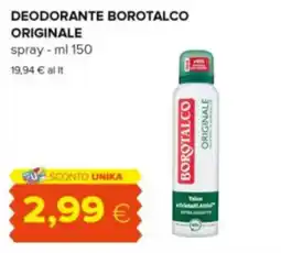 Oasi Deodorante borotalco originale spray offerta