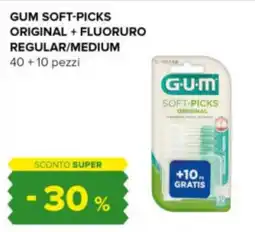 Gum soft-picks original + fluoruro regular/medium
