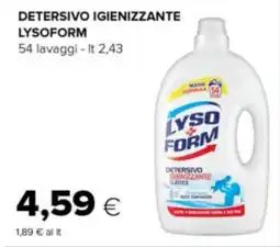 Oasi Detersivo igienizzante LYSOFORM offerta