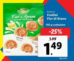 Lidl Realforno Frollini Fior di Grano offerta