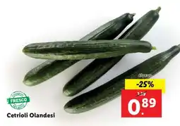 Lidl Cetrioli olandesi offerta