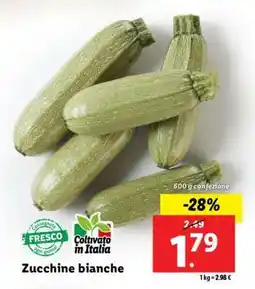 Lidl Zucchine Bianche offerta