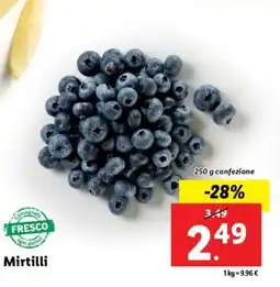 Lidl Mirtilli offerta