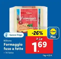 Lidl Milbona Formaggio fuso a fette offerta