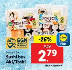 Lidl Sushi box Aki/Toshi offerta