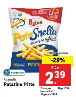 Lidl Patasnella Patatine fritte offerta
