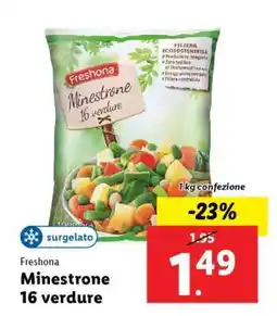 Lidl MINESTRONE 16 VERDURE offerta