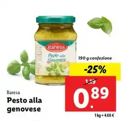 Lidl Baresa Pesto alla genovese offerta