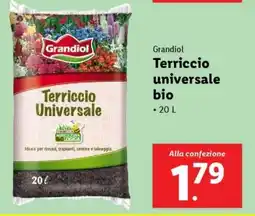 Lidl Grandiol Terriccio universale bio offerta