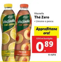 Lidl Vitasnella Thé Zero offerta
