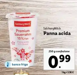 Lidl SalzburgMilch Panna acida offerta