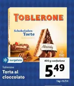 Lidl Toblerone Torta al cioccolato offerta