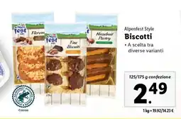 Lidl Alpenfest Style Biscotti offerta