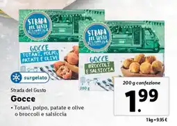 Lidl Strada del Gusto Gocce offerta