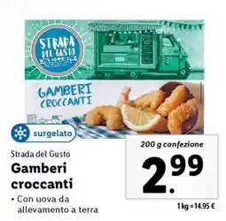 Lidl Gamberi croccanti offerta