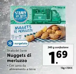 Lidl Strada del Gusto Nuggets di merluzzo offerta