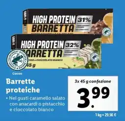 Lidl Barrette proteiche offerta