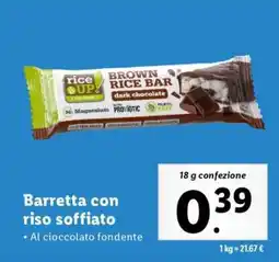 Lidl Barretta con riso soffiato offerta