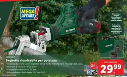 Lidl PARKSIDE Seghetto ricaricabile per potatura offerta