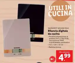 Lidl SILVERCREST KITCHEN TOOLS Bilancia digitale da cucina offerta