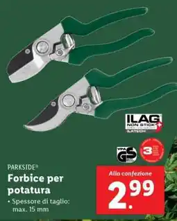 Lidl PARKSIDE Forbice per potatura offerta