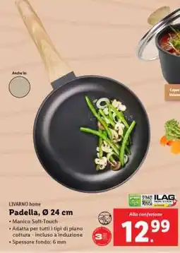 Lidl LIVARNO home Padella, Ø 24 cm offerta