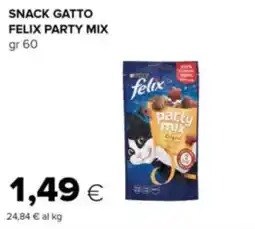 Oasi Snack gatto felix party mix offerta