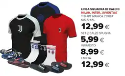 Oasi Linea squadra di calcio MILAN, INTER, JUVENTUS offerta