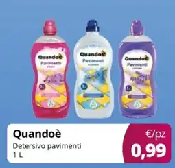 Acqua & Sapone Quandoè Detersivo pavimenti offerta