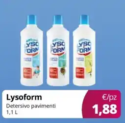 Acqua & Sapone Lysoform Detersivo pavimenti offerta