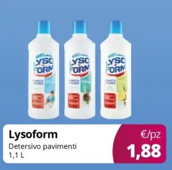 Acqua & Sapone Lysoform Detersivo pavimenti offerta