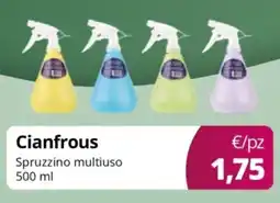 Acqua & Sapone Cianfrous Spruzzino multiuso offerta