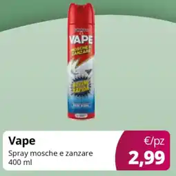 Acqua & Sapone Vape Spray mosche e zanzare offerta