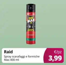 Acqua & Sapone Raid Spray scarafaggi e formiche Max offerta