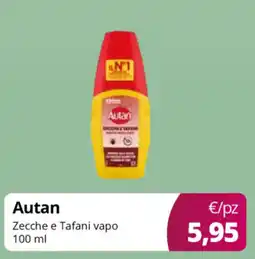Acqua & Sapone Autan Zecche e Tafani vapo offerta