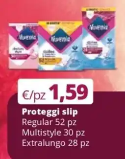 Acqua & Sapone Proteggi slip Regular 52 pz Multistyle 30 pz Extralungo 28 pz offerta
