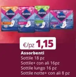 Acqua & Sapone Assorbenti Sottile 18 pz offerta