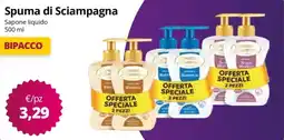 Acqua & Sapone Spuma di Sciampagna Sapone liquido offerta