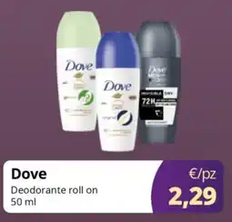 Acqua & Sapone Dove Deodorante roll on offerta