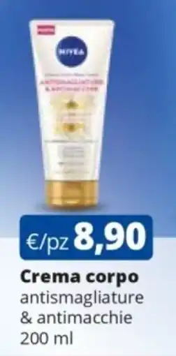 Acqua & Sapone NIVEA Crema corpo antismagliature & antimacchie offerta
