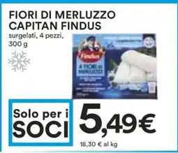 Coop Fiori di Merluzzo Capitan Findus offerta